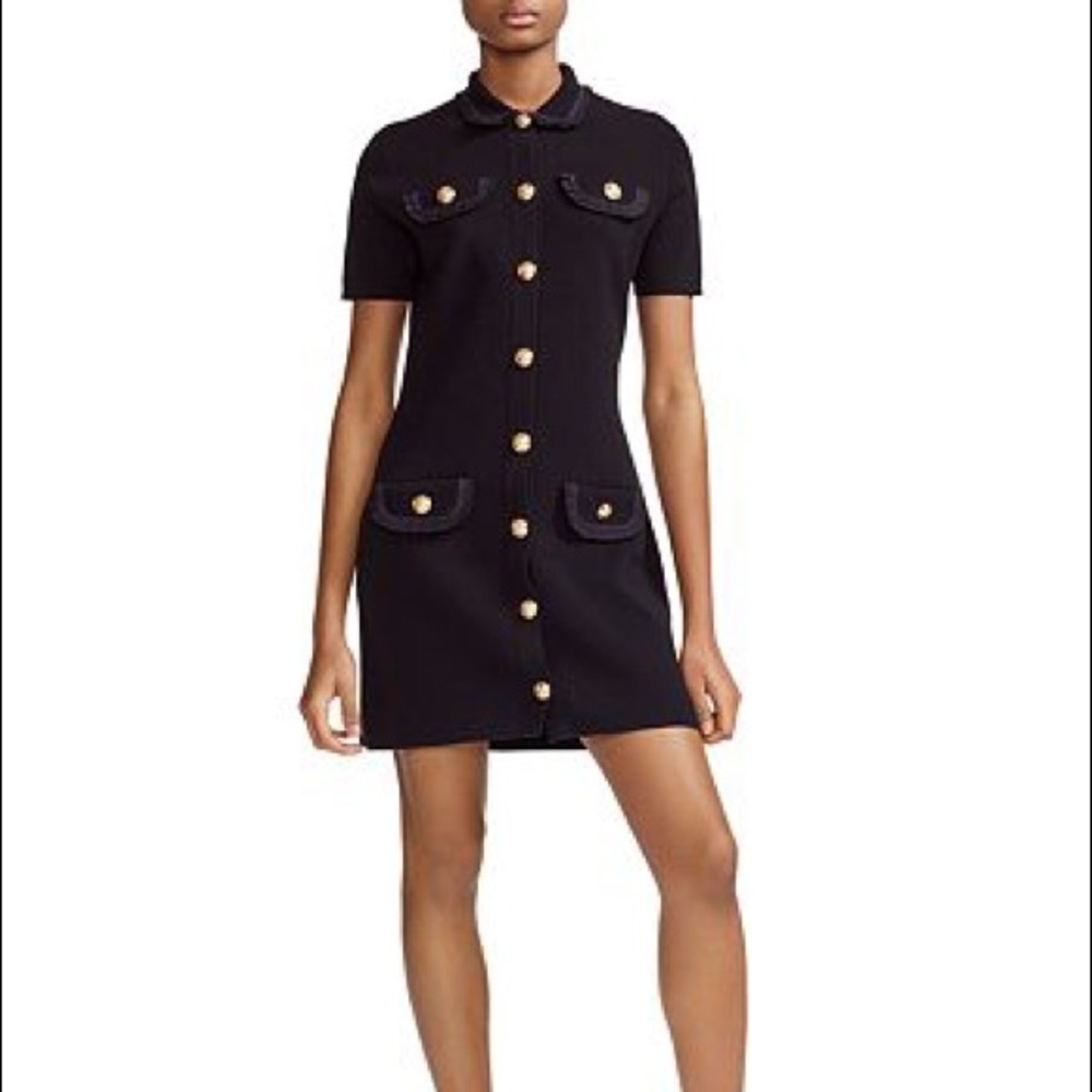 Maje knit button down dress. Missing 1 button never worn tags attached